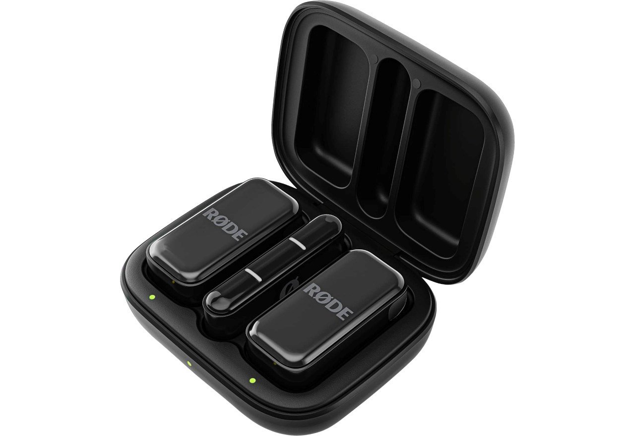 RØDE Wireless Micro - 2 kanalų skaitmeninė belaidžio ryšio sistema, USB-C, juoda
