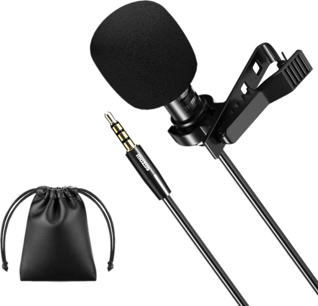 Microphone Mozos tie with conversation clip, jack 3.5 mm (LAVMIC1)
