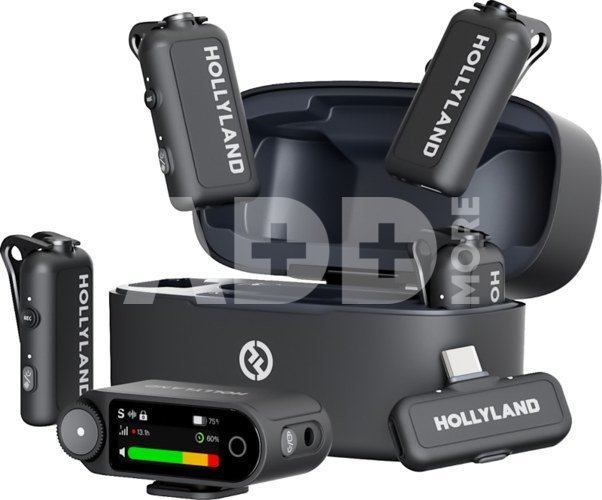 Hollyland LARK MAX 2 Combo 4-Person Version with Camera RX + USB-C RX