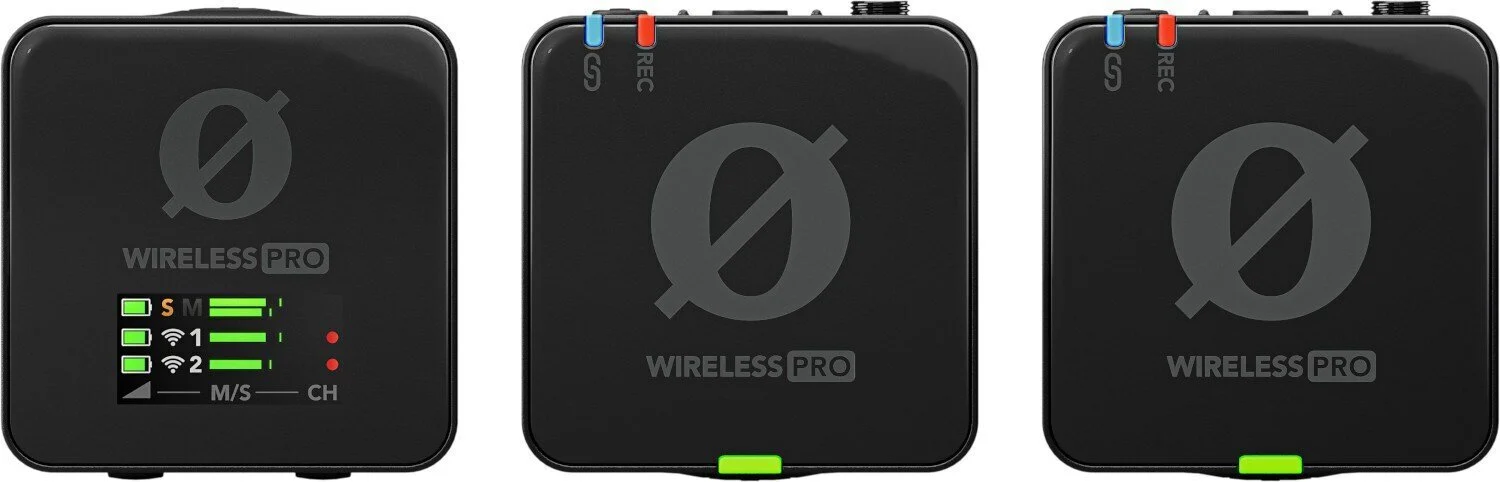 Mikrofonas RODE Wireless PRO, 3.5 mm, USB-C, black