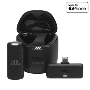 JBL Quantum Stream Wireless Lightning, juodas - Belaidis mikrofonas, JBLSTRMWLLGHTBLK