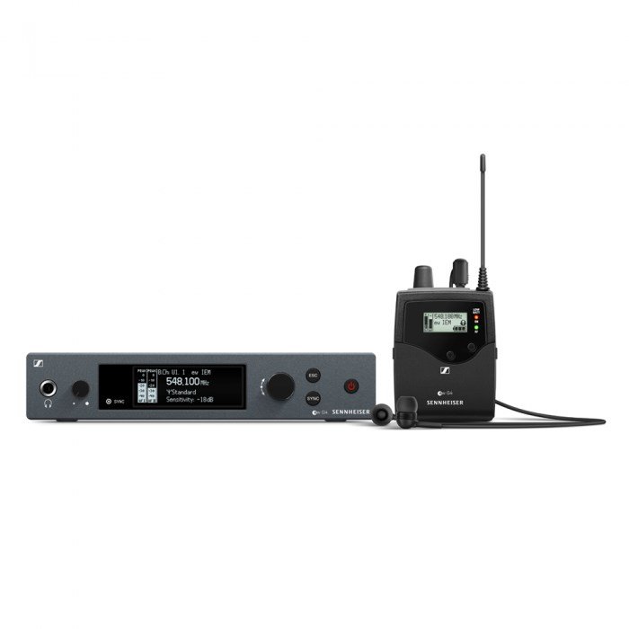 Sennheiser EW IEM G4-A1 - Garso grįžtamojo ryšio rinkinys (klausymasis scenoje) 470-516 MHz