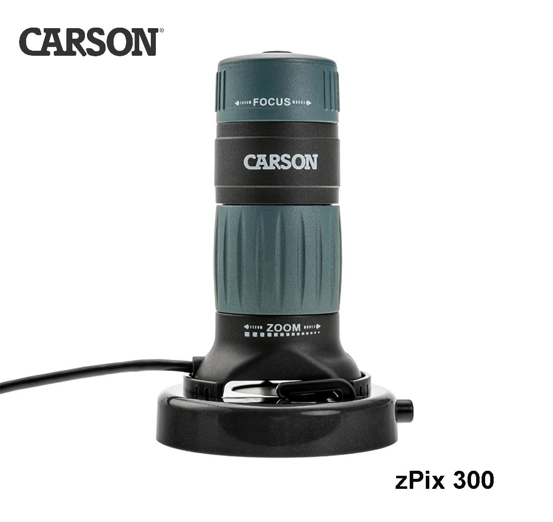 Kišeninis mikroskopas Carson zPix 300 86-457x BLT išsiuntimas 1-3 d.