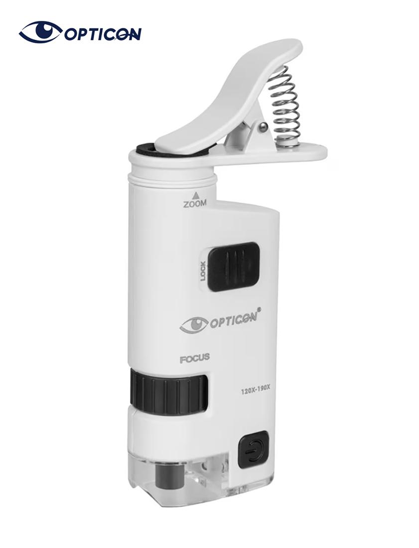 Kišeninis mikroskopas Opticon Pocket Eye 100-150x BLT išsiuntimas 1-3 d.