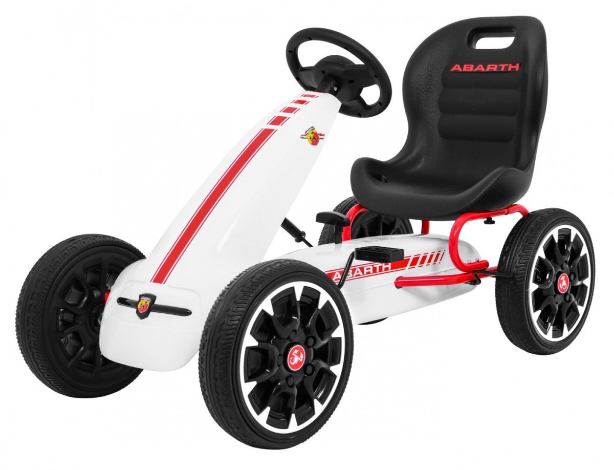 Minamas kartingas Gokart ABARTH, baltas