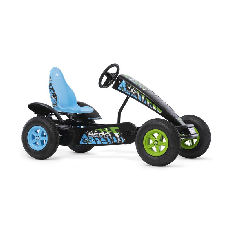 Pedalais minamas kartingas - Berg X-ite Go-Kart, juodas