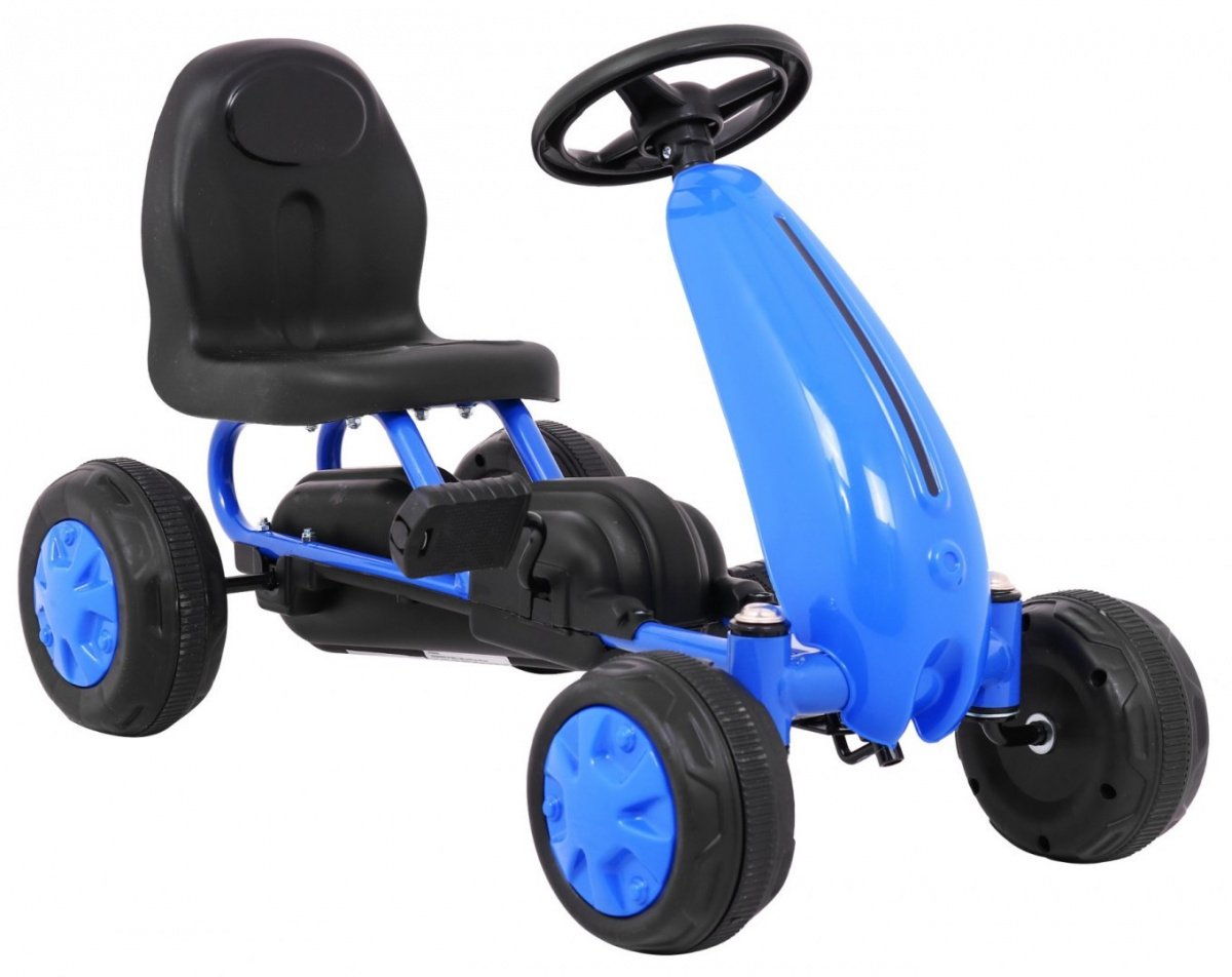 Minamas kartingas Gokart, mėlynas