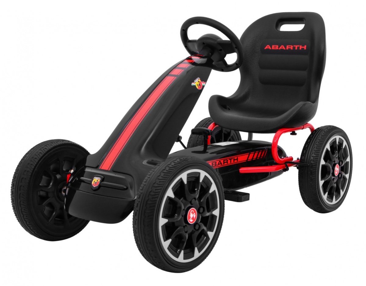 Minamas kartingas Gokart ABARTH, juodas
