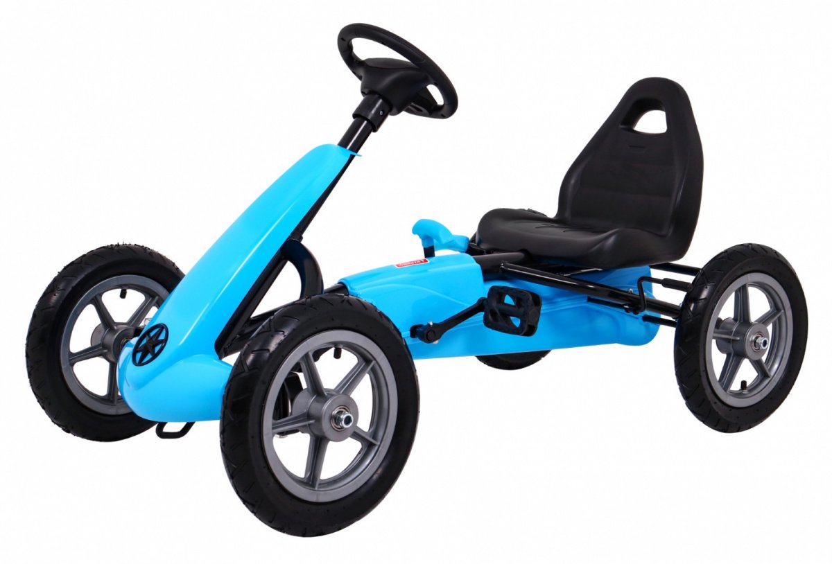 Minamas kartingas Gokart, mėlynas
