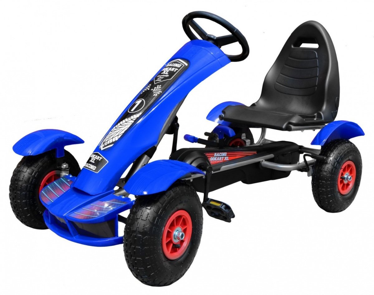 Minamas kartingas Gokart, mėlynas
