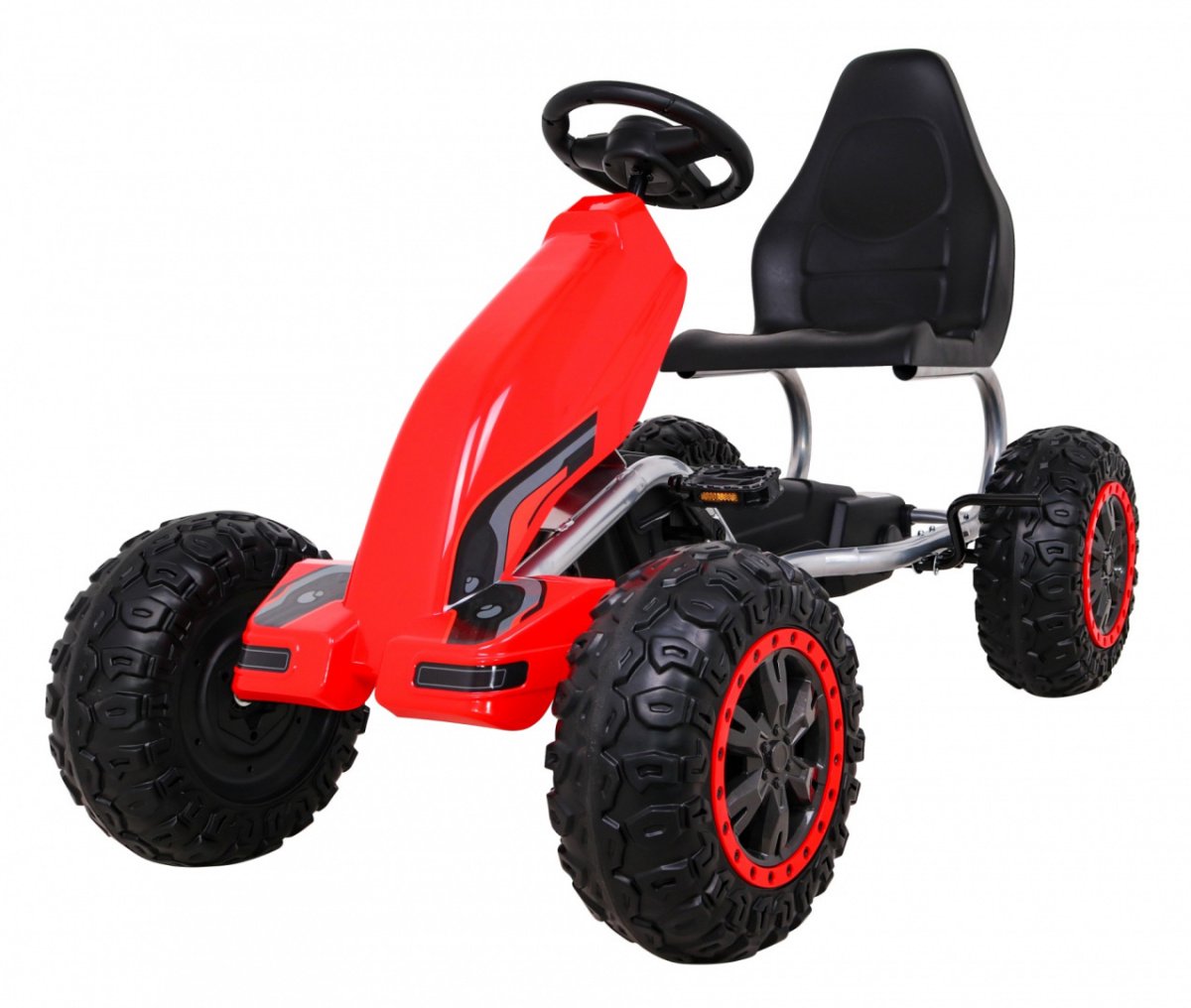 Minamas kartingas Go-Kart Strong, raudonas