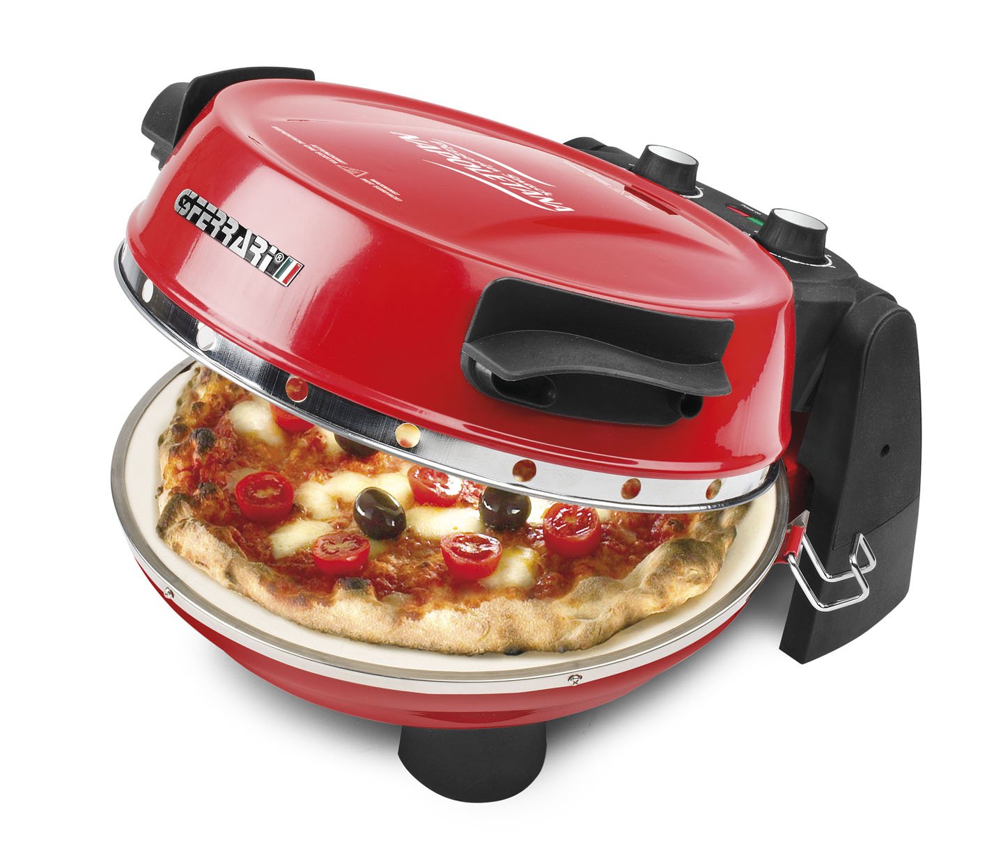 G3 Ferrari G10032 picos keptuvė / kepsninė 1 pica(os / ų) 1200 W Juoda, Raudona