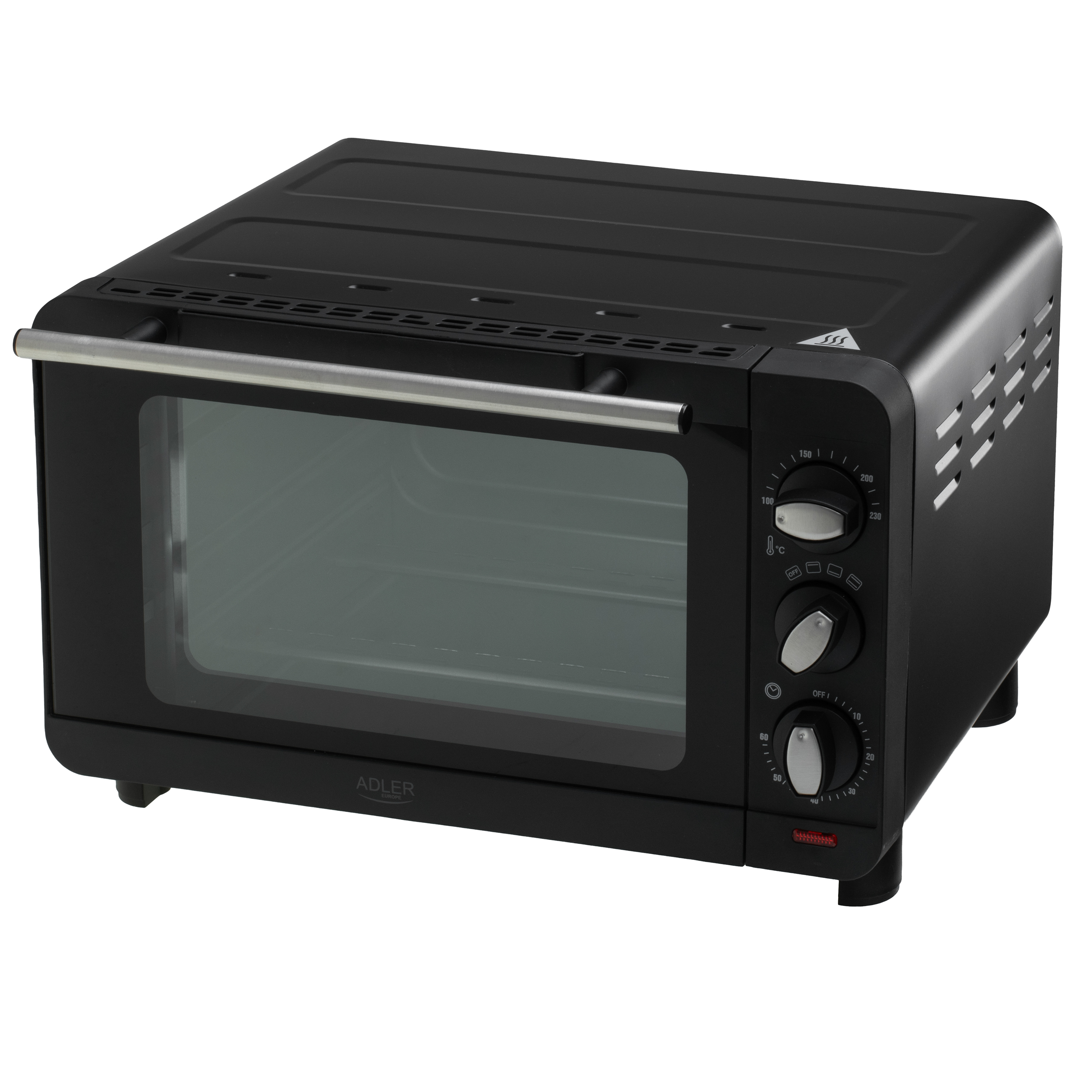 Mini orkaitė Adler AD 6029, 14 L, 1200 W, juoda