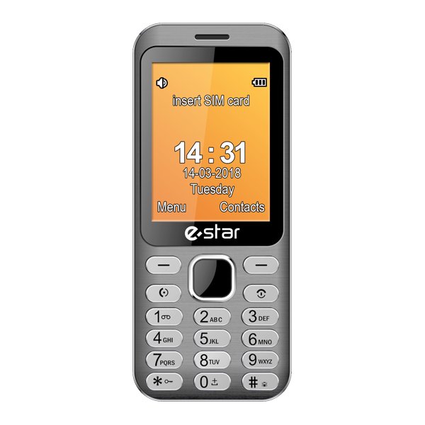 Mobilusis telefonas eSTAR X28 DS Silver