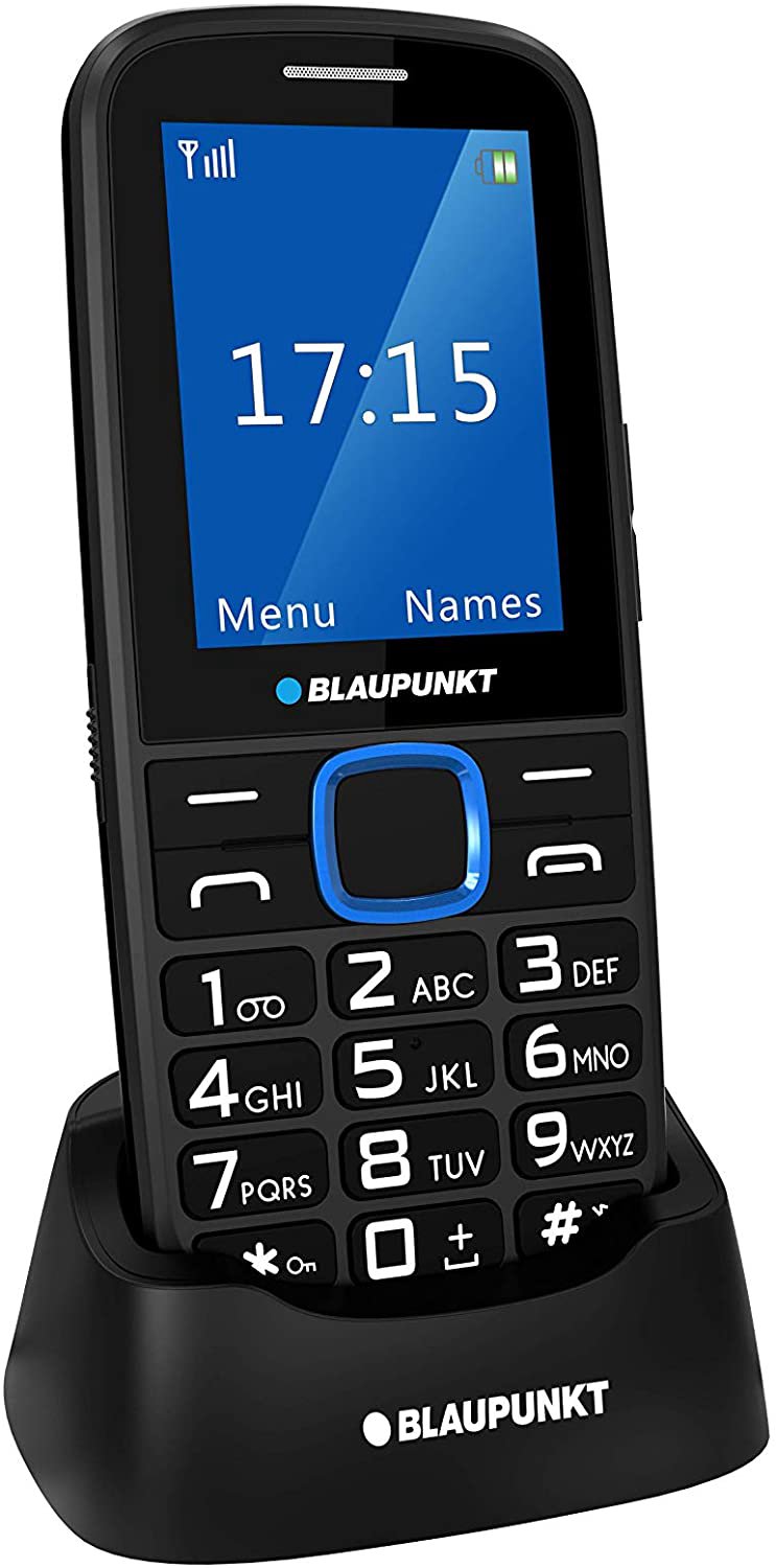 Mobilusis telefonas BLAUPUNKT BS 04 black-blue ENG