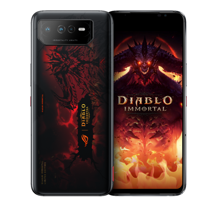 Mobilusis telefonas ASUS ROG Phone 6, Diablo Immortal Edition Hellfire Red