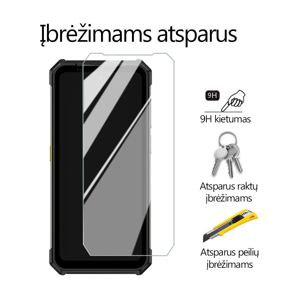 Ulefone Armor 24 ekrano apsauga (3 vnt.)