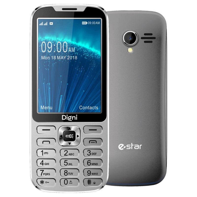 Mobilusis telefonas eSTAR Digni Call 4G, Silver