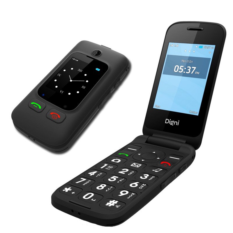 Mobilusis telefonas eSTAR Digni Flip Black