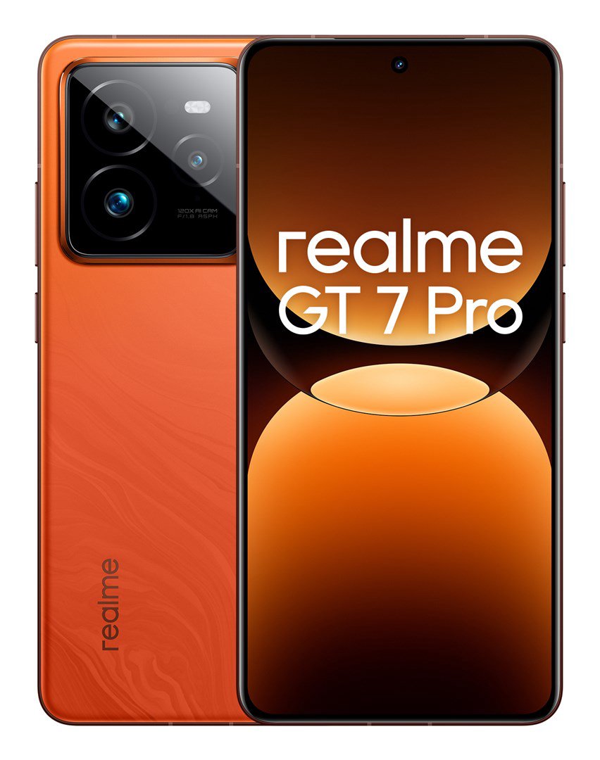 realme GT GT7 PRO 17,2 cm (6.78") Android 15 12 GB 512 GB 6500 mAh Oranžinė