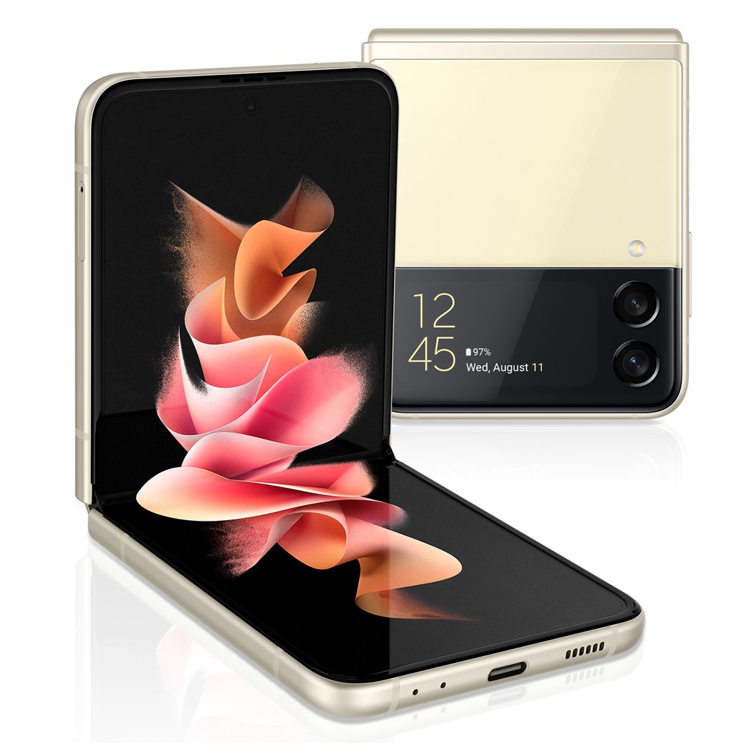 Mobilusis telefonas SAMSUNG Galaxy Flip3 5G 256GB, Cream