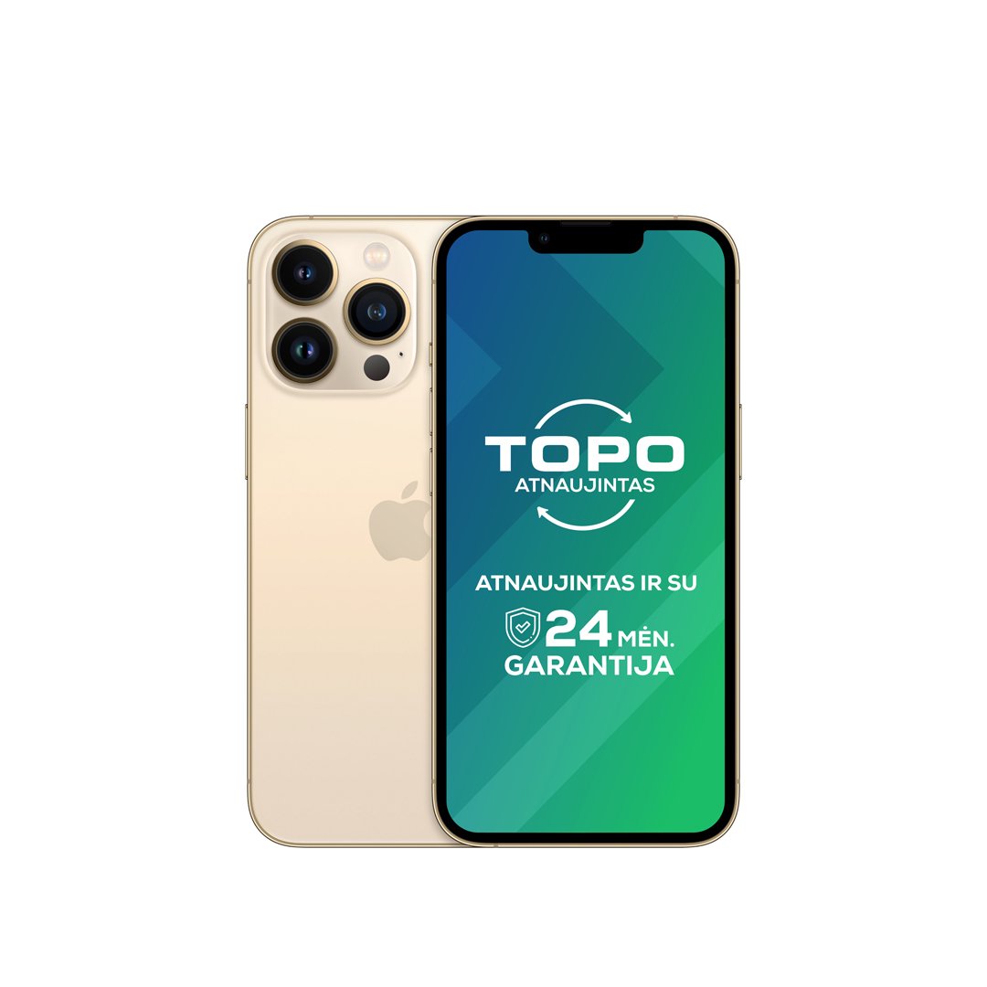 Mobilusis telefonas APPLE iPhone 13 Pro 256GB Gold Atnaujintas, B lygis