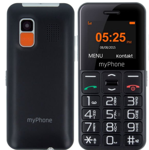 Mobilusis telefonas MYPHONE HALO Easy black