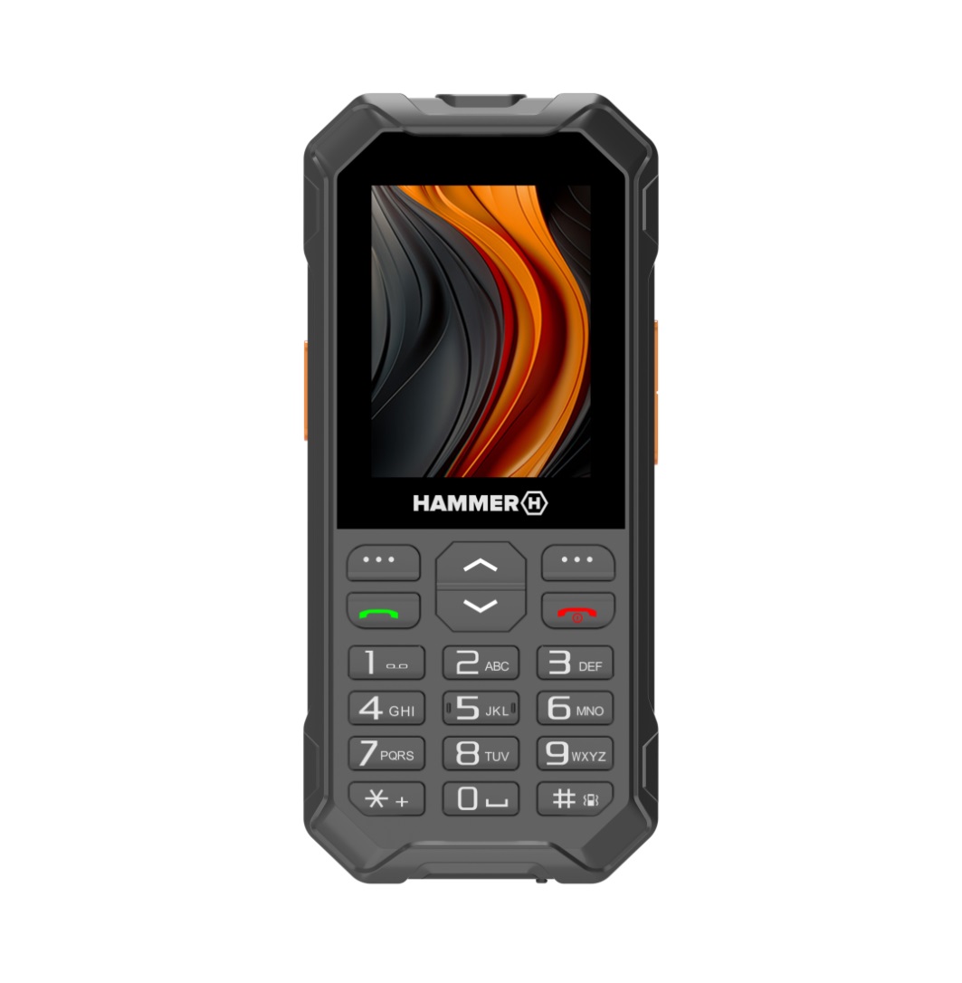 Mobilusis telefonas Hammer 6 LTE Juodas 2.4"