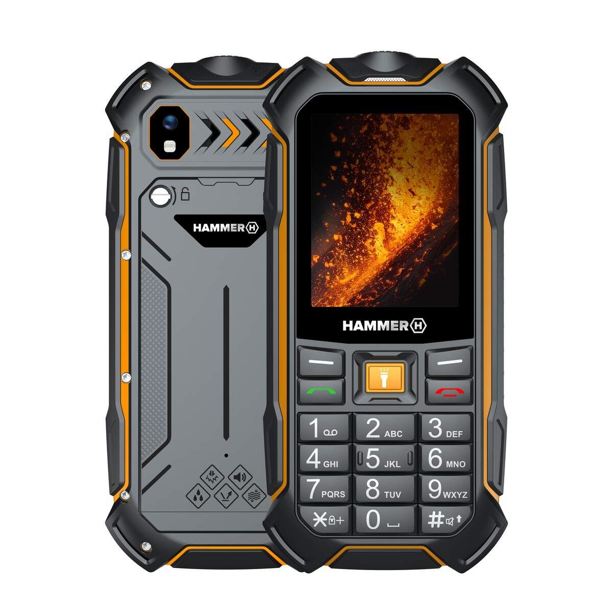 Mobilusis telefonas Hammer Boost 2 LTE Juodas 2.4"