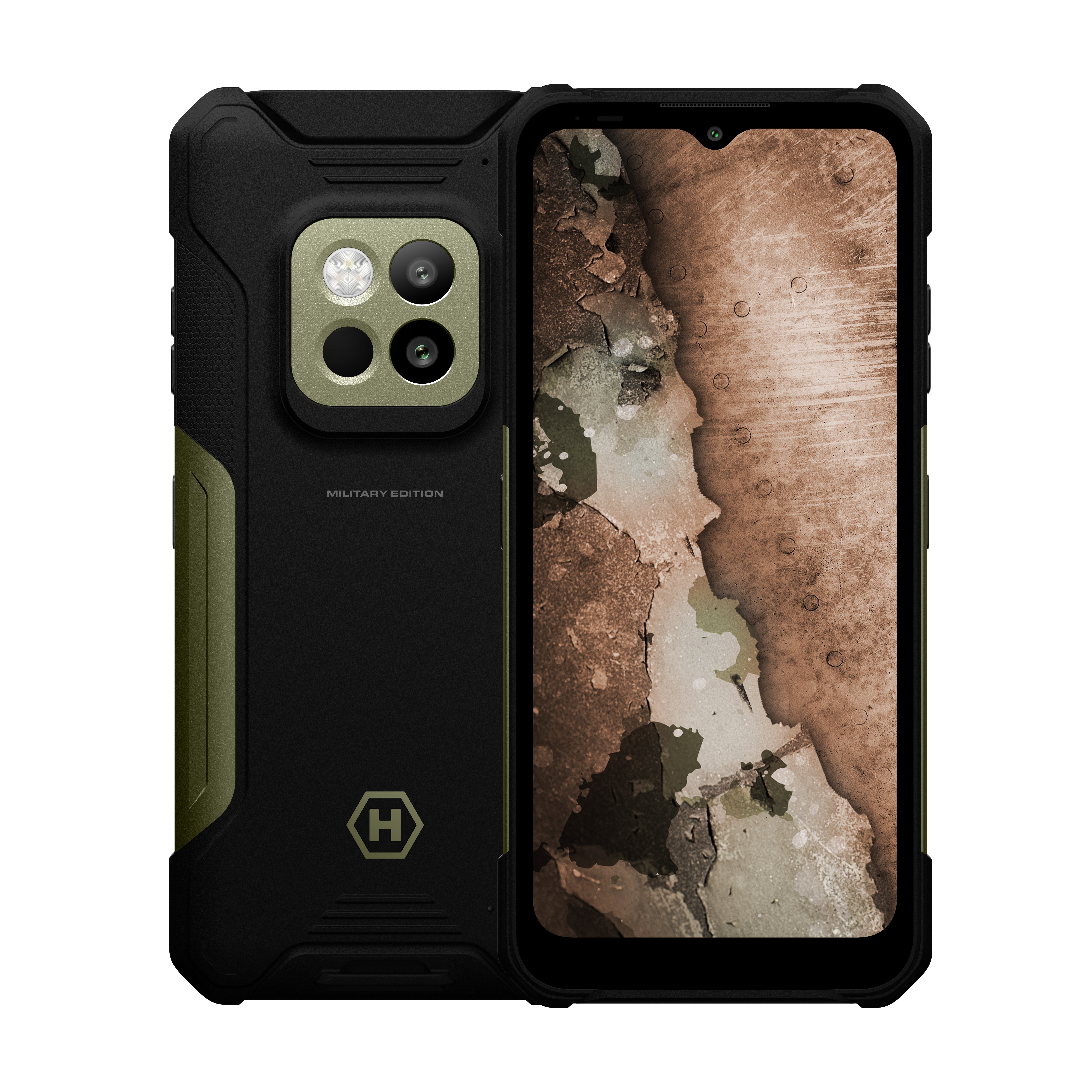 Telefonas Hammer Construction 2 Thermal 5G Military Edition 6.58" Žalia, 256 GB
