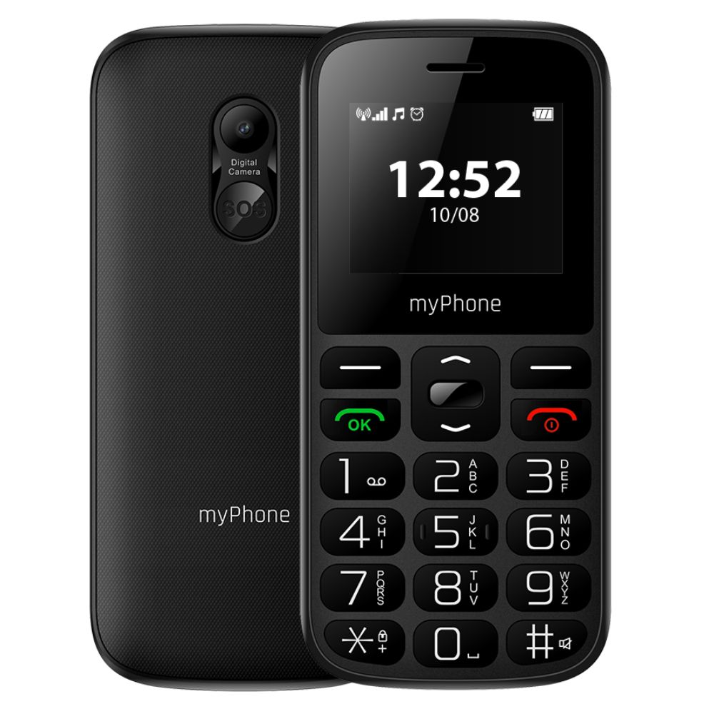 Mobilusis telefonas myPhone Halo A 1.77 colio Juodas