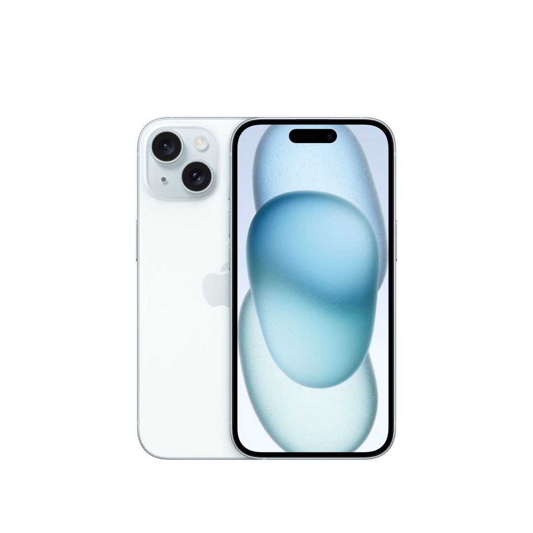 Apple iPhone 15 15,5 cm (6.1") Dviguba SIM jungtis iOS 17 5G C tipo USB 128 GB Mėlyna
