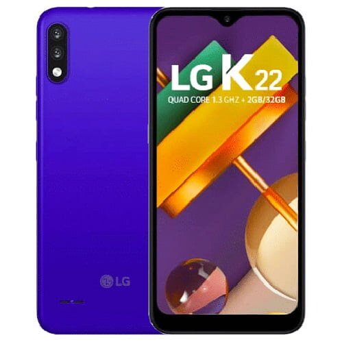 Mobilusis telefonas LG K22 Blue, 6.2 ", IPS LCD, 720 x 1520 pixels, Qualcomm QM215, Internal RAM 2 G