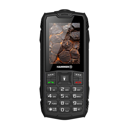 Mobilusis telefonas HAMMER ROCK LTE (Black) Dual SIM 2.4" IPS 240x320/128MB/48MB RAM/microSD/LTE