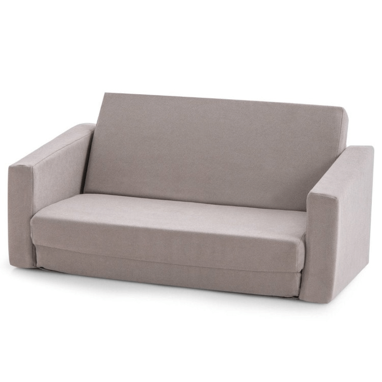 2 Viename Vaikiška Sofa-Lova – Transformuojama Minkšta Sofa Vaikams