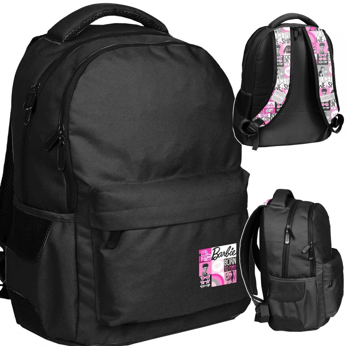 Barbie Mokyklinė Kuprinė Vaikams BeUniq Paso 41 cm IP1028
