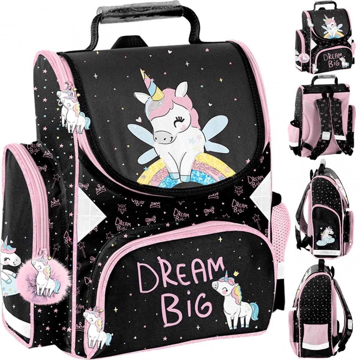Ergonomiška Kuprinė Pirmokui Pradinukui Unicorn Dream Big 36 cm IP1041