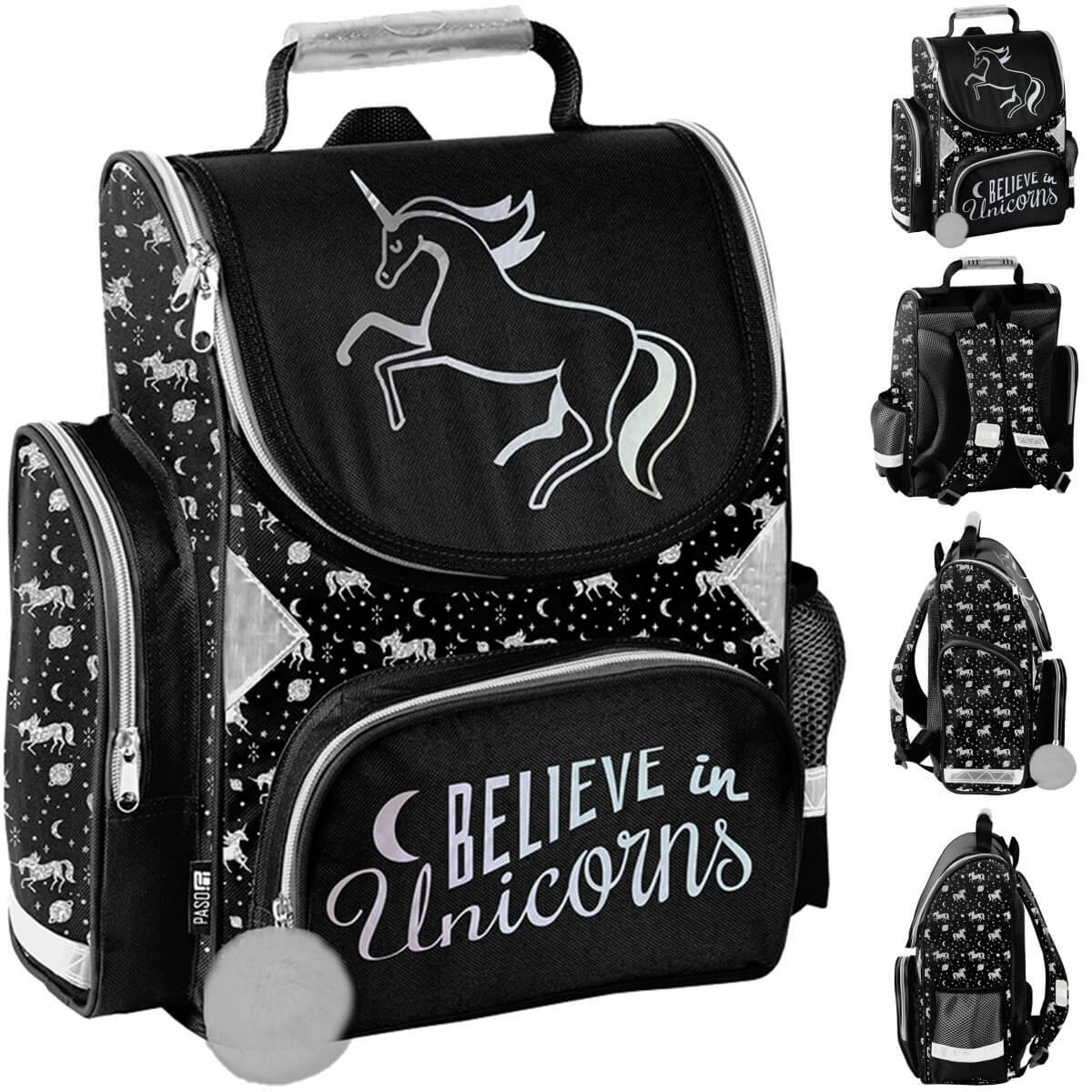 Ergonomiška Kuprinė Pirmokui Pradinukui Believe In Unicorns 36 cm IP1042