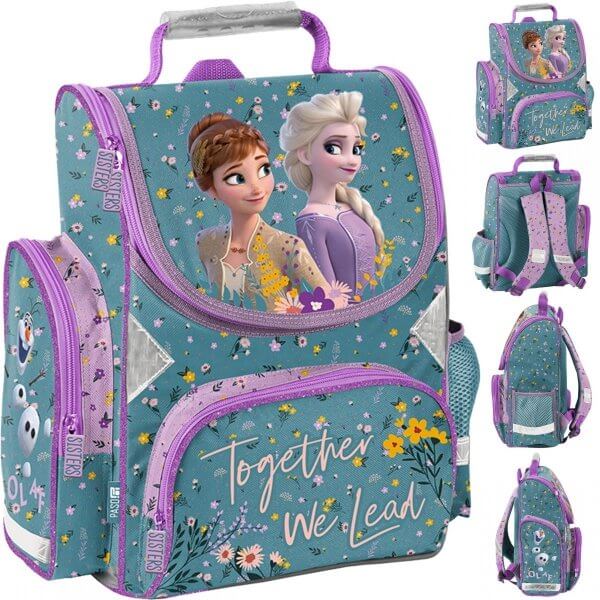 Ergonomiška Kuprinė Pirmokui Pradinukui Frozen Anna And Elza 36 cm IP1044