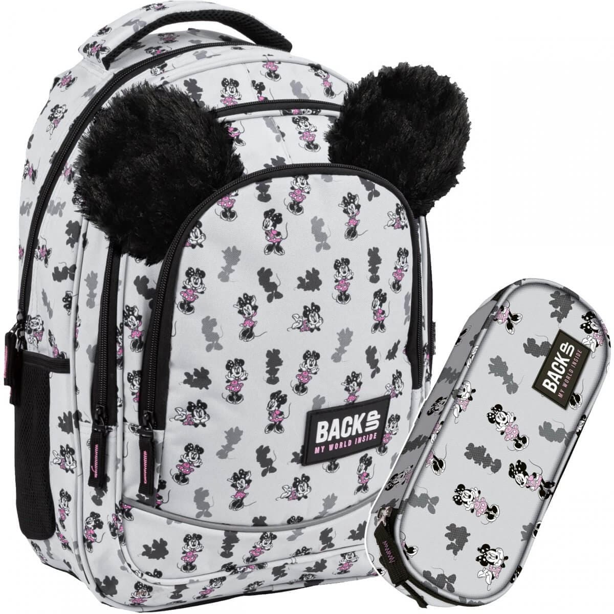 Mokyklinis Rinkinys 2in1 Kuprinė Minnie Mouse 42 cm BackUP IP1052