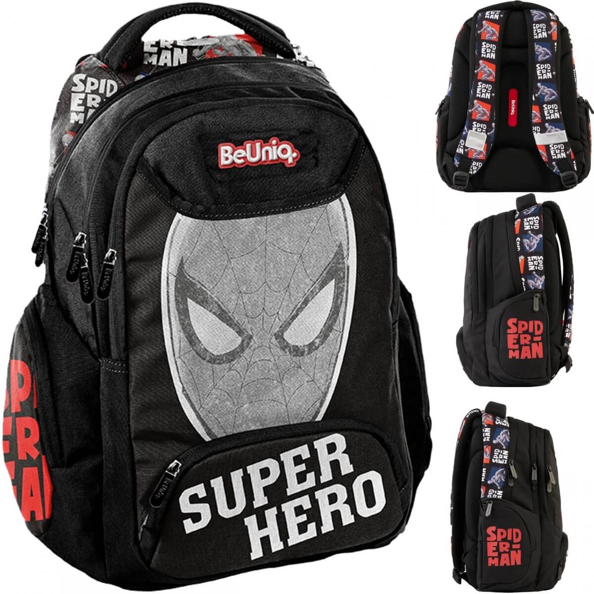 Mokyklinė Kuprinė Paaugliui Paso BeUniq Marvel Spider Man 41 cm IP1090