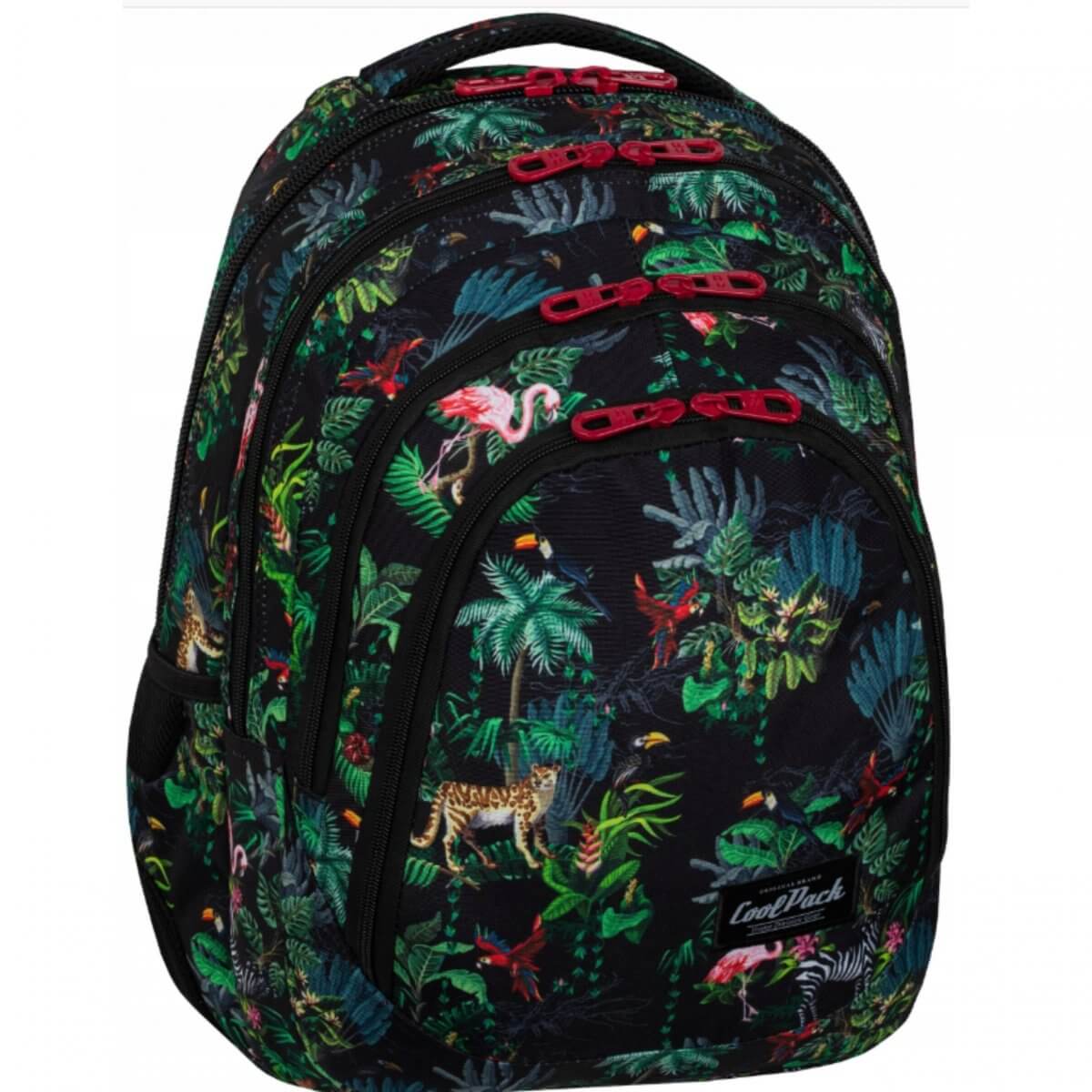 Didelė Tvirta Mokyklinė Kuprinė CP Coolpack Drafter Malindi Flowers 44,5 cm IP1113