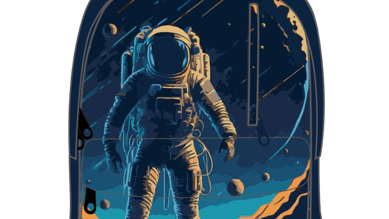 Mokyklinė kuprinė " Nasa astronautas "