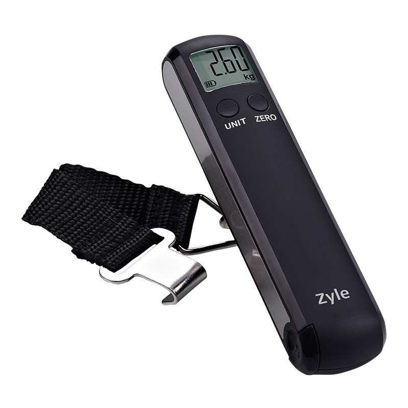 Svarstyklės lagaminams Zyle, ZY940SC, sveria iki 50 kg, juodos
