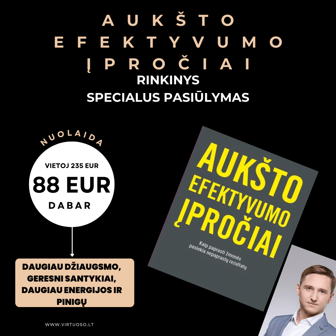 Aukšto Efektyvumo Įpročiai mokymų paketas