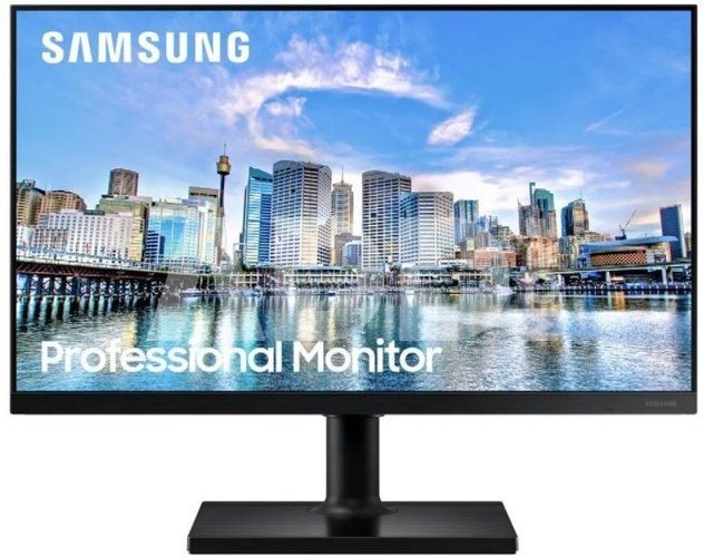 Samsung | Flat Monitor | LF24T450FQRXEN | 24 " | IPS | FHD | 16:9 | 75 Hz | 5 ms | 1920 x 1080 | 250 cd/m² | HDMI ports quantity 2 | Black | Warranty 24 month(s)