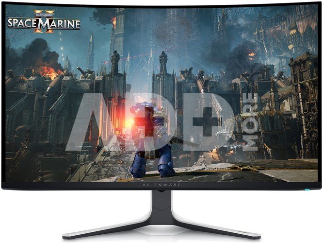 Dell | Curved Screen Gaming Monitor | AW3225QF | 31.6 " | OLED | 4K UHD | 16:9 | 240 Hz | 0.03 ms | 3840 x 2160 pixels | 1000 cd/m² | Power connector, Security-lock slot, Joystick, USB-A, USB-B, USB-C, HDMI, DispalyPort | HDMI ports quantity 2 | White / Black | Warranty 36 month(s)