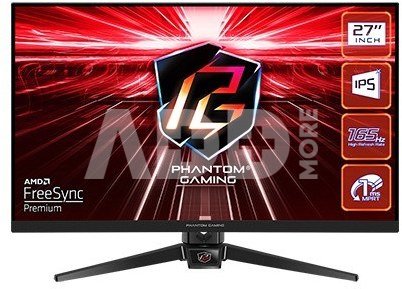 ASRock | Gaming Monitor | Phantom PG27FF1A | 27 " | IPS | 16:9 | 165 Hz | 1 ms | 1920 x 1080 pixels | 250 cd/m² | 1 | HDMI ports quantity 2 | Black