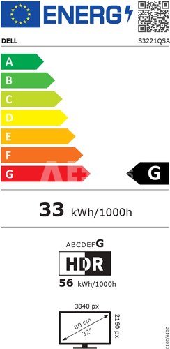 Dell | Curved Monitor | S3221QSA | 32 " | VA | UHD | 16:9 | 60 Hz | 4 ms | 3840 x 2160 | 300 cd/m² | HDMI ports quantity 2 | White