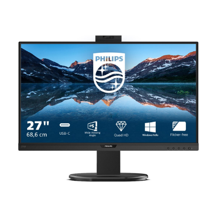 Philips | LCD Monitor | 276B9H/00 | 27 " | IPS | FHD | 16:9 | 75 Hz | 4 ms | 2560 x 1440 | 350 cd/m² | Audio output | HDMI ports quantity 1 | Black